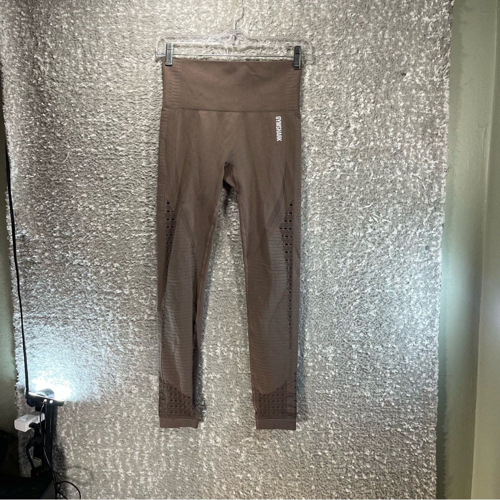 Gymshark Energy Seamless Leggings Women’s Brown Small Nylon‎ Sports